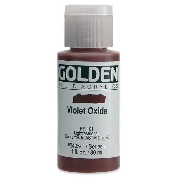 Golden Fluid Akrilik Boya 30 Ml Seri 1 Violet Oxide - 3