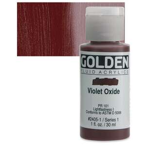 Golden - Golden Fluid Akrilik Boya 30 Ml Seri 1 Violet Oxide