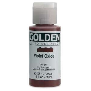 Golden Fluid Akrilik Boya 30 Ml Seri 1 Violet Oxide - Thumbnail