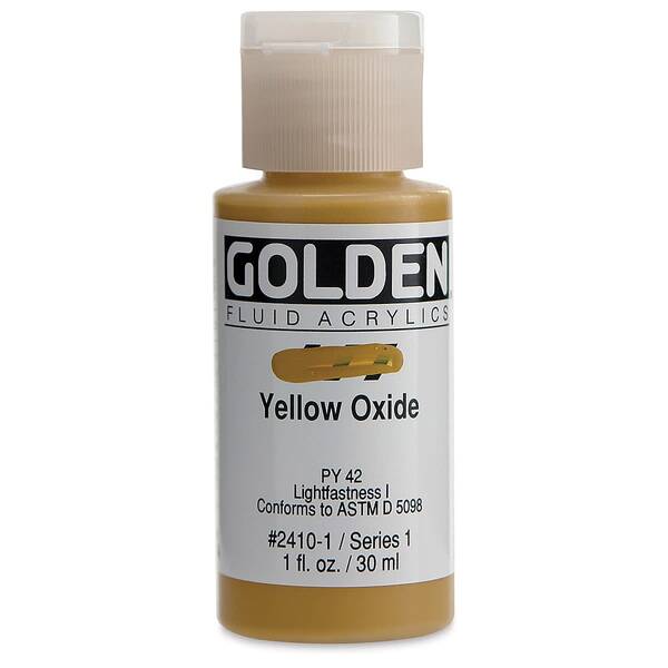 Golden Fluid Akrilik Boya 30 Ml Seri 1 Yellow Oxide