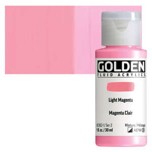 Golden Fluid Akrilik Boya 30 Ml Seri 2 Light Magenta - 1