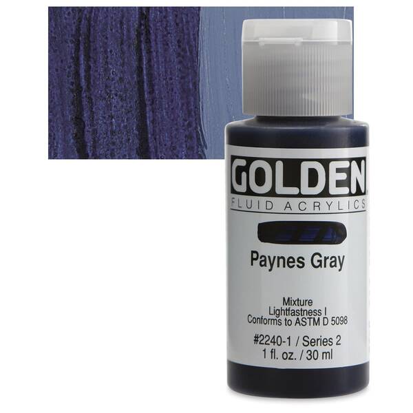 Golden Fluid Akrilik Boya 30 Ml Seri 2 Paynes Gray - 1