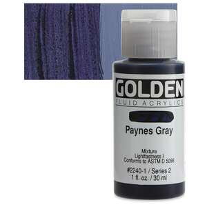 Golden - Golden Fluid Akrilik Boya 30 Ml Seri 2 Paynes Gray