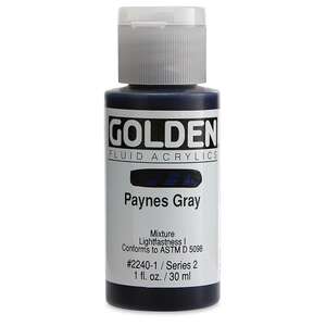 Golden Fluid Akrilik Boya 30 Ml Seri 2 Paynes Gray - Thumbnail