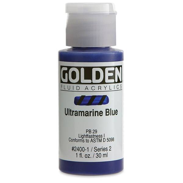 Golden Fluid Akrilik Boya 30 Ml Seri 2 Ultramarine Blue