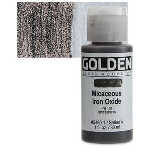 Golden - Golden Fluid Akrilik Boya 30 Ml Seri 4 Micaceous Iron Oxide