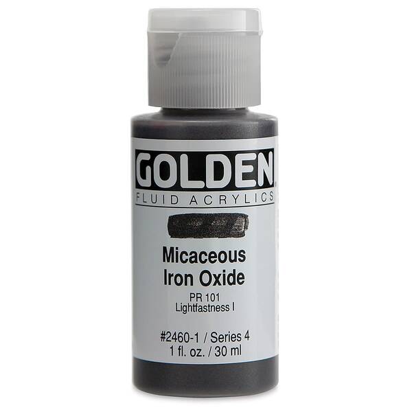 Golden Fluid Akrilik Boya 30 Ml Seri 4 Micaceous Iron Oxide