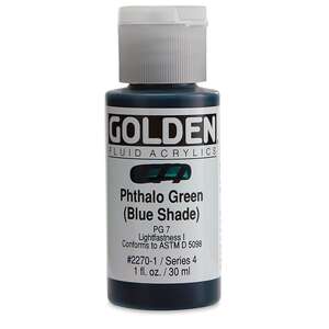 Golden Fluid Akrilik Boya 30 Ml Seri 4 Phthalo Green Blue Shade - Thumbnail