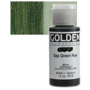 Golden Fluid Akrilik Boya 30 Ml Seri 4 Sap Green Hue - 1