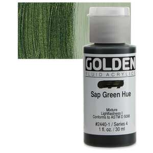 Golden Fluid Akrilik Boya 30 Ml Seri 4 Sap Green Hue - Thumbnail