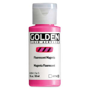 Golden Fluid Akrilik Boya 30 Ml Seri 5 Fluorescent Magenta - 3
