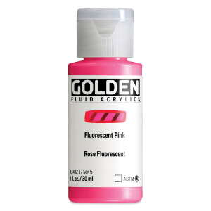 Golden Fluid Akrilik Boya 30 Ml Seri 5 Fluorescent Pink - 3