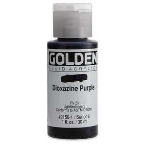 Golden Fluid Akrilik Boya 30 Ml Seri 6 Dioxazine Purple - Thumbnail