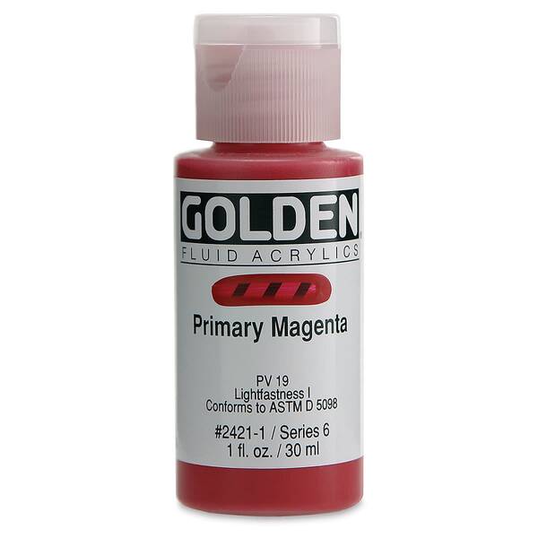 Golden Fluid Akrilik Boya 30 Ml Seri 6 Primary Magenta - 3