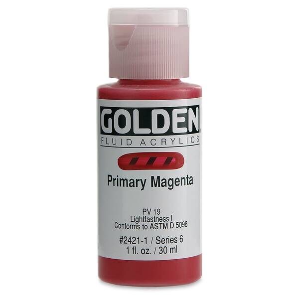 Golden Fluid Akrilik Boya 30 Ml Seri 6 Primary Magenta