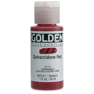 Golden Fluid Akrilik Boya 30 Ml Seri 6 Quinacridone Red - 3