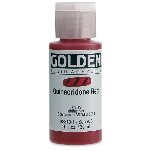 Golden Fluid Akrilik Boya 30 Ml Seri 6 Quinacridone Red