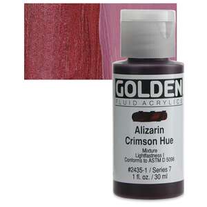 Golden Fluid Akrilik Boya 30 Ml Seri 7 Alizarin Crimson Hue - 1