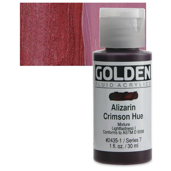 Golden Fluid Akrilik Boya 30 Ml Seri 7 Alizarin Crimson Hue - 1