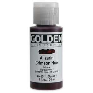 Golden Fluid Akrilik Boya 30 Ml Seri 7 Alizarin Crimson Hue - 3