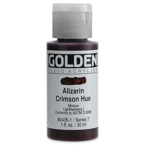 Golden Fluid Akrilik Boya 30 Ml Seri 7 Alizarin Crimson Hue - Thumbnail