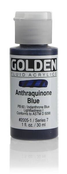 Golden Fluid Akrilik Boya 30 Ml Seri 7 Anthraquinone Blue