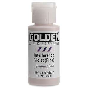 Golden Fluid Akrilik Boya 30 Ml Seri 7 Interference Violet (Fine) - 3