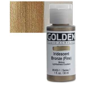 Golden - Golden Fluid Akrilik Boya 30 Ml Seri 7 Iridescent Bronz Fine