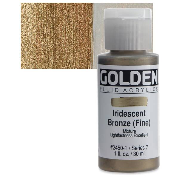 Golden Fluid Akrilik Boya 30 Ml Seri 7 Iridescent Bronz Fine