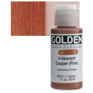 Golden - Golden Fluid Akrilik Boya 30 Ml Seri 7 Iridescent Copper Fine