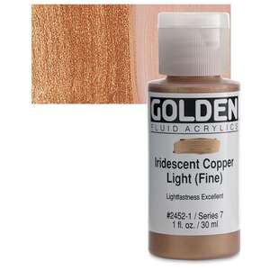 Golden - Golden Fluid Akrilik Boya 30 Ml Seri 7 Iridescent Copper Light Fine