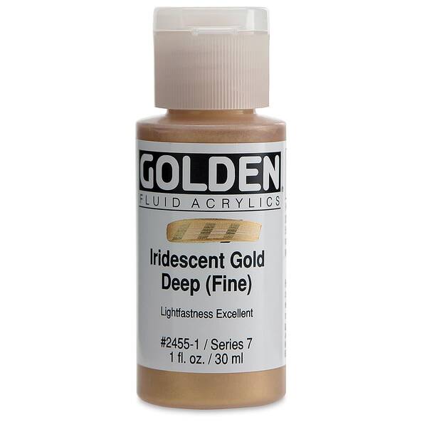Golden Fluid Akrilik Boya 30 Ml Seri 7 Iridescent Gold Deep Fine