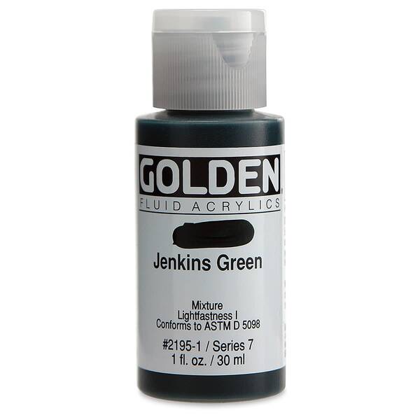 Golden Fluid Akrilik Boya 30 Ml Seri 7 Jenkins Green