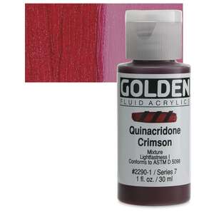 Golden Fluid Akrilik Boya 30 Ml Seri 7 Quinacridone Crimson - 1