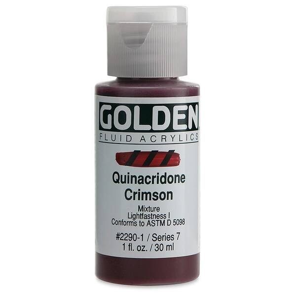 Golden Fluid Akrilik Boya 30 Ml Seri 7 Quinacridone Crimson - 3