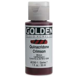 Golden Fluid Akrilik Boya 30 Ml Seri 7 Quinacridone Crimson - Thumbnail