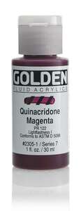 Golden - Golden Fluid Akrilik Boya 30 Ml Seri 7 Quinacridone Magenta