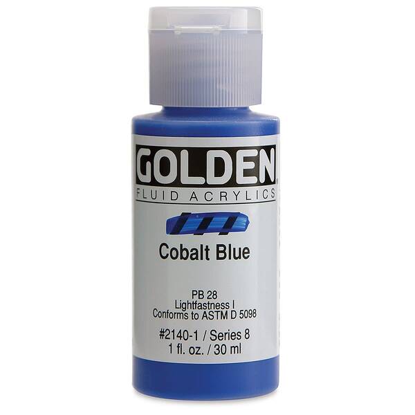 Golden Fluid Akrilik Boya 30 Ml Seri 8 Cobalt Blue
