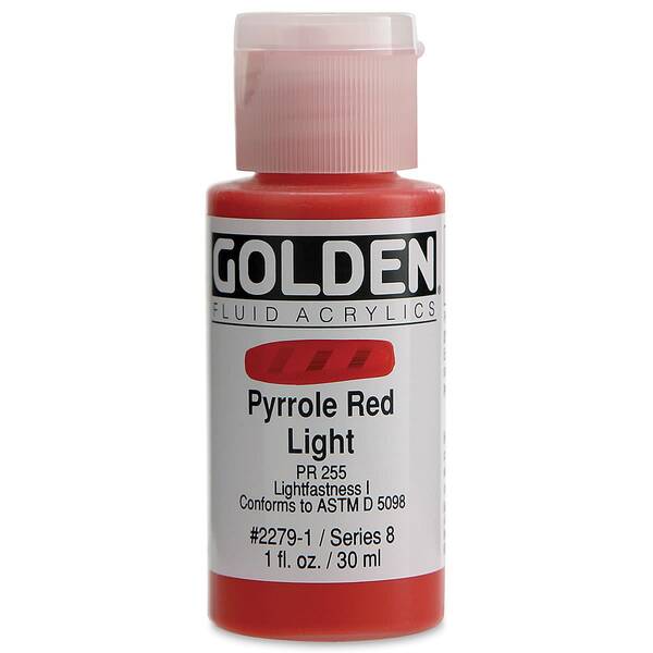 Golden Fluid Akrilik Boya 30 Ml Seri 8 Pyrolle Red Light