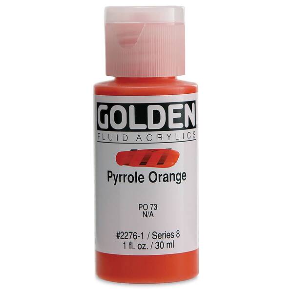 Golden Fluid Akrilik Boya 30 Ml Seri 8 Pyrrole Orange