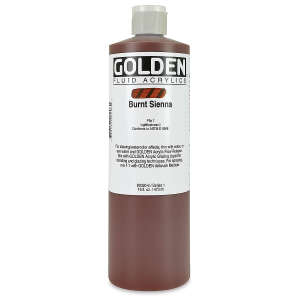 Golden Fluid Akrilik Boya 473 Ml Seri 1 Burnt Sienna - 3