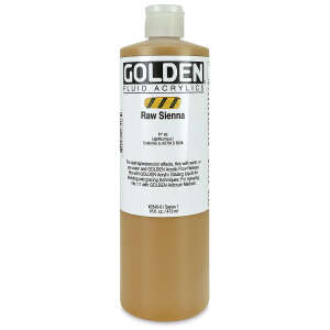 Golden Fluid Akrilik Boya 473 Ml Seri 1 Raw Sienna - 3