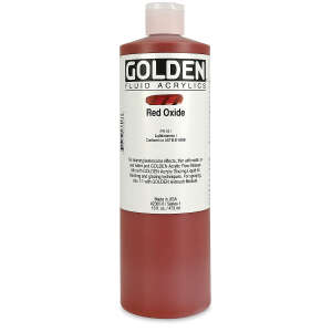 Golden Fluid Akrilik Boya 473 Ml Seri 1 Red Oxide - 3