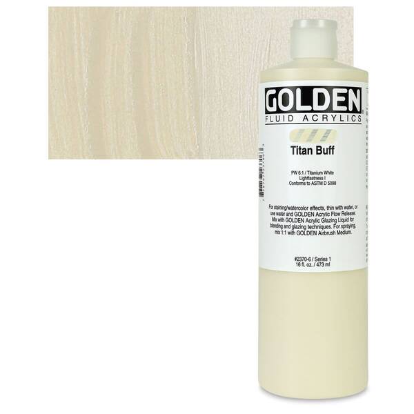 Golden Fluid Akrilik Boya 473 Ml Seri 1 Titan Buff - 1