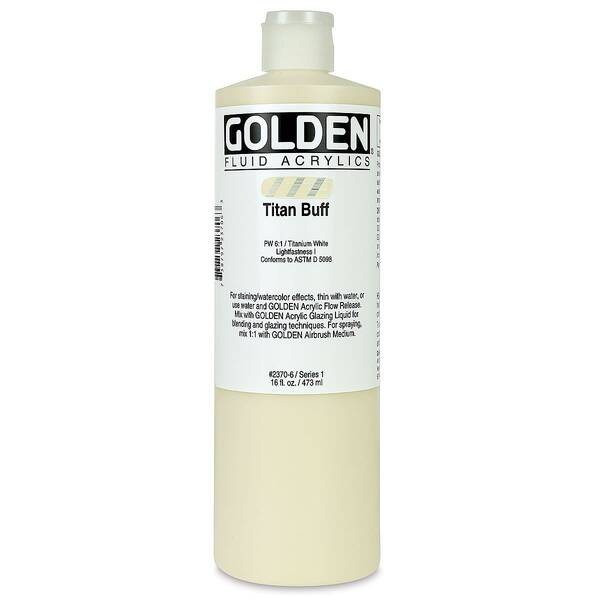 Golden Fluid Akrilik Boya 473 Ml Seri 1 Titan Buff - 4