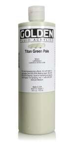 Golden Fluid Akrilik Boya 473 Ml Seri 1 Titan Green Pale - Golden