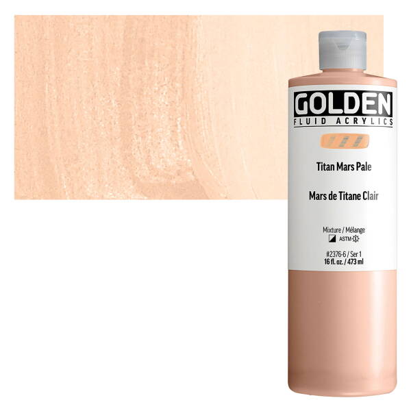 Golden Fluid Akrilik Boya 473 Ml Seri 1 Titan Mars Pale - 1