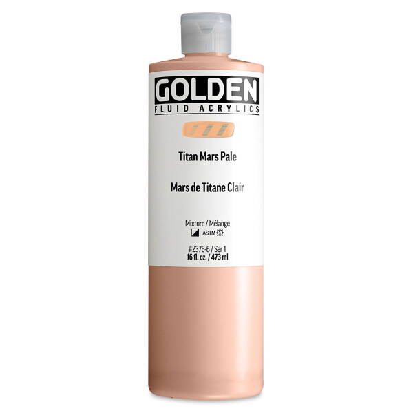 Golden Fluid Akrilik Boya 473 Ml Seri 1 Titan Mars Pale - 3