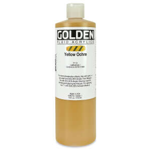 Golden Fluid Akrilik Boya 473 Ml Seri 1 Yellow Ochre - 3