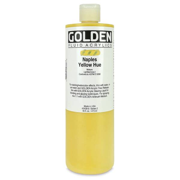 Golden Fluid Akrilik Boya 473 Ml Seri 2 Naples Yellow Hue